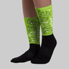 Dunk 'Chlorophyll' DopeSkill Sublimated Socks Hustle Graphic