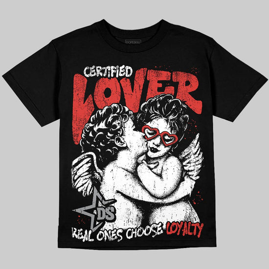 Jordan 4 Retro Toro Bravo DopeSkill Oversize Print T-Shirt Real Ones Choose Loyalty Graphic Streetwear - Black