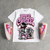 Travis Scott x “Pink Pack” 1s DopeSkill T-Shirt Paper Chaser Boy Graphic