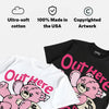 Iced Carmine 4s DopeSkill T-Shirt Out Here Being Cute Graphic