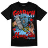 Travis Scott x Jordan 4 Retro 'Cactus Jack' DopeSkill T-Shirt Get Rich Graphic Streetwear - Black