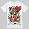 Jordan 3 Retro Pure Money DopeSkill T-Shirt Broken Bear Graphic Streetwear - White
