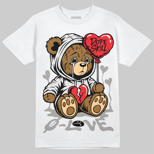 Jordan 3 Retro Pure Money DopeSkill T-Shirt Broken Bear Graphic Streetwear - White