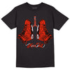 Jordan 6 Retro Toro Bravo DopeSkill T-Shirt Breathe Graphic Streetwear -Black