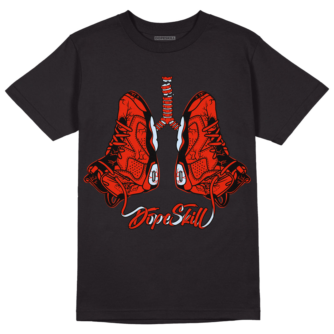 Jordan 6 Retro Toro Bravo DopeSkill T-Shirt Breathe Graphic Streetwear -Black