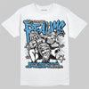 Air Max 95 OG Blue Spark DopeSkill T-Shirt Distorted Realms Graphic Streetwear - White 