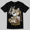 Jordan 1 High OG “Shop Jacket” DopeSkill T-Shirt Smile Through The Pain Graphic Streetwear - black