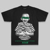 Green Oversize Print Scared Money Don't Make No Money DopeSkill Graphic Premium T-shirt Streetwear - Black