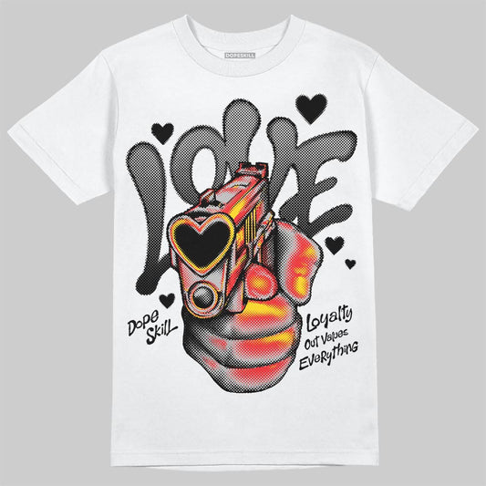Dunk Low Panda White Black DopeSkill T-Shirt Love Shot Graphic Streetwear - White