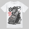 Grey Sneakers DopeSkill T-Shirt Grind Pray Graphic Streetwear - White
