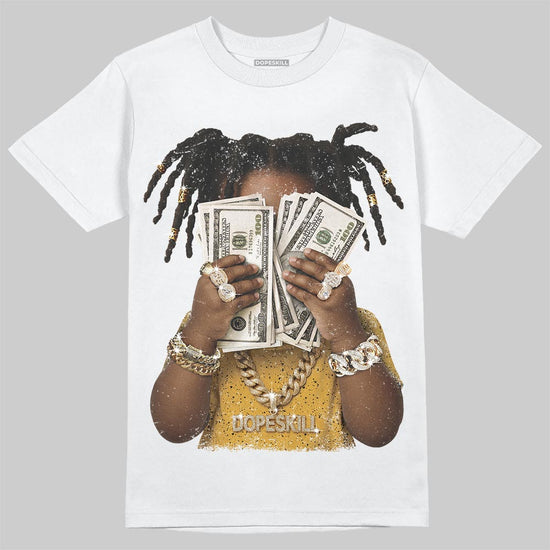 Jordan 5 'Tokyo' DopeSkill T-Shirt Rich Youth Graphic Streetwear - White 