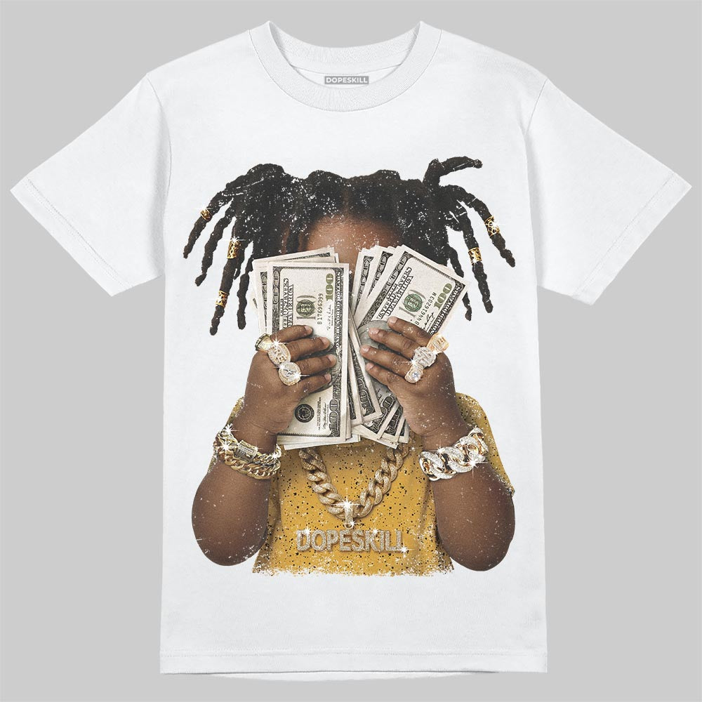 Jordan 5 'Tokyo' DopeSkill T-Shirt Rich Youth Graphic Streetwear - White 