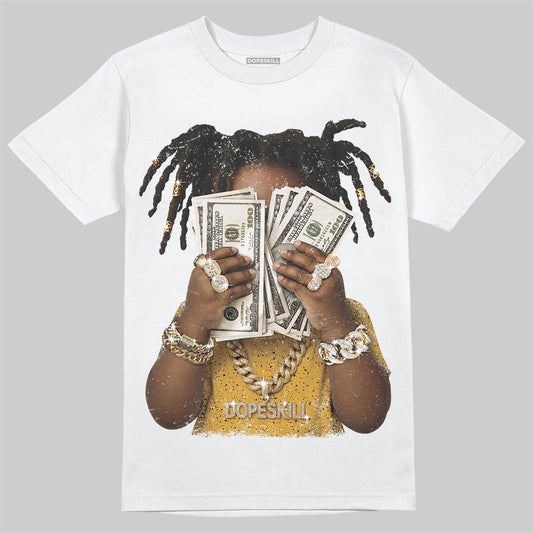 Jordan 5 'Tokyo' DopeSkill T-Shirt Rich Youth Graphic Streetwear - White 