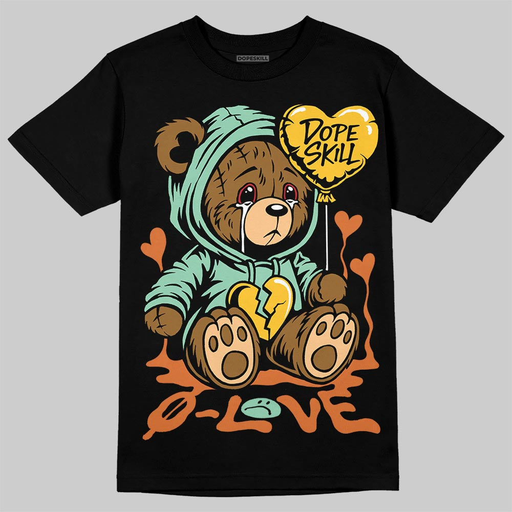 SB Dunk Low Rodeo Tourmaline DopeSkill T-Shirt Broken Bear Graphic Streetwear - black
