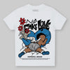 Jordan 3 Retro OG Rare Air DopeSkill Toddler Kids T-shirt No Fake Love Graphic Streetwear - White