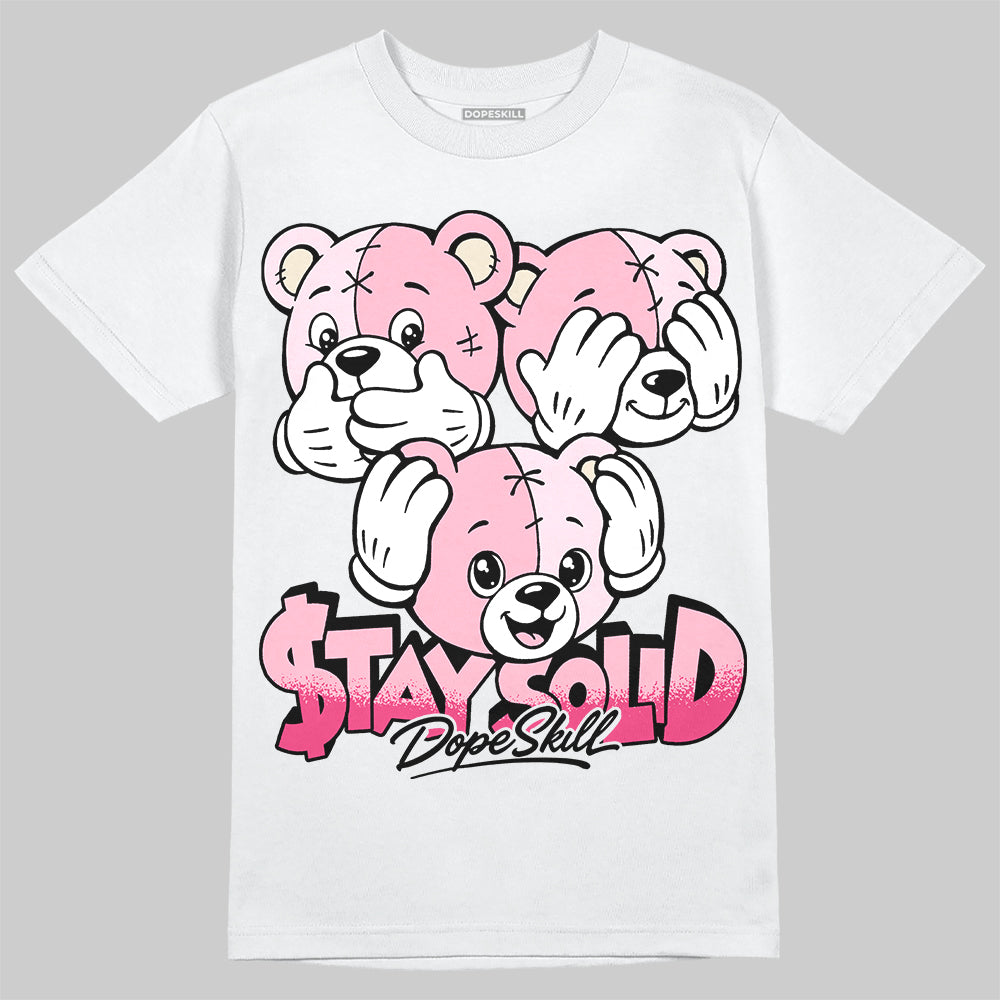 Jordan 4 Iced Carmine DopeSkill T-Shirt Stay Solid Graphic Streetwear - White
