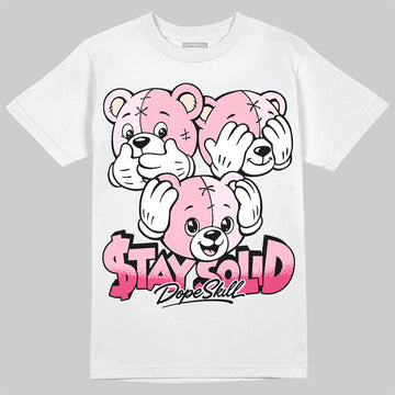 Jordan 4 Iced Carmine DopeSkill T-Shirt Stay Solid Graphic Streetwear - White