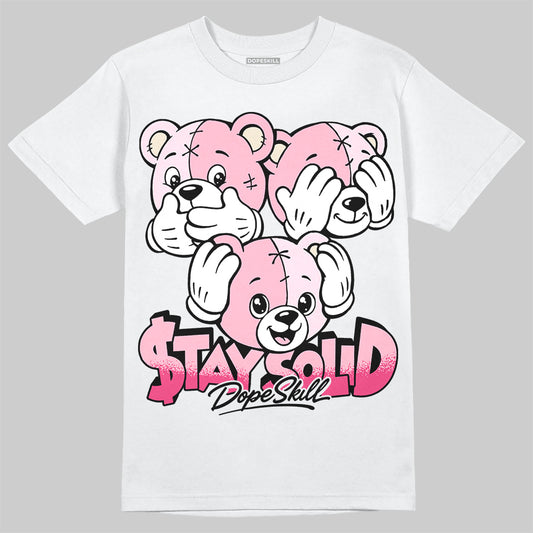 Jordan 4 Iced Carmine DopeSkill T-Shirt Stay Solid Graphic Streetwear - White