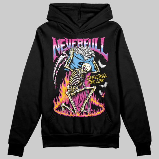 Dunk Low GS “Active Fuchsia” DopeSkill Hoodie Sweatshirt Heartless Graphic Streetwear - Black