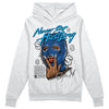 Jordan 11 Low “Space Jam” DopeSkill Hoodie Sweatshirt Never Stop Hustling Graphic Streetwear - White