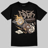 Jordan 5 “Earth/Metallic Gold” DopeSkill T-Shirt Break Through Graphic Streetwear - Black