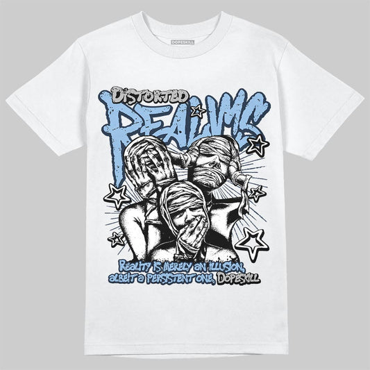 Asics Gel-Cumulus 16 Wash/Independence Blue DopeSkill T-Shirt Distorted Realms Graphic Streetwear - White 