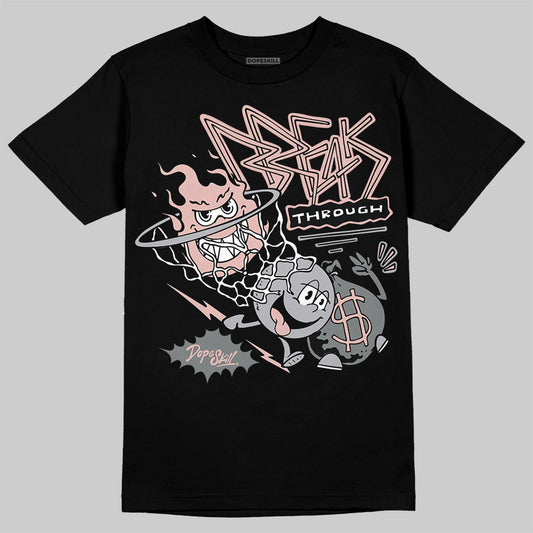 ASICS Gel-1130 'White Neutral Pink' DopeSkill T-Shirt Break Through Graphic Streetwear - Black