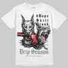 Grey Sneakers DopeSkill T-Shirt New Drip Season Graphic Streetwear - White