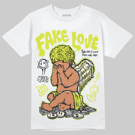 Air Max 90 x Patta Cyber and Particle Grey DopeSkill T-Shirt False Love Graphic Streetwear - White