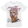 Jordan 11 Low “Legend Pink” DopeSkill T-Shirt Never Stop Hustling Graphic Streetwear - White