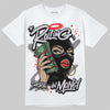 Grey Sneakers DopeSkill T-Shirt Rolling in Money Graphic Streetwear - White 