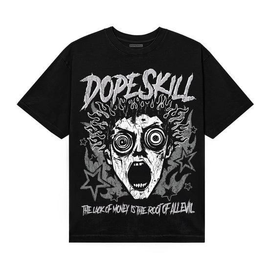 Grey Sneakers DopeSkill T-Shirt Root of Evil Graphic Streetwear - black