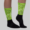 Dunk 'Chlorophyll' DopeSkill Sublimated Socks Hustle Graphic