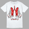 Jordan 12 “Cherry” DopeSkill T-Shirt Breathe Graphic Streetwear - White 