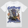 Air Max 90 x Patta Sapphire and Particle Grey DopeSkill T-Shirt Get Rich Graphic Streetwear - White