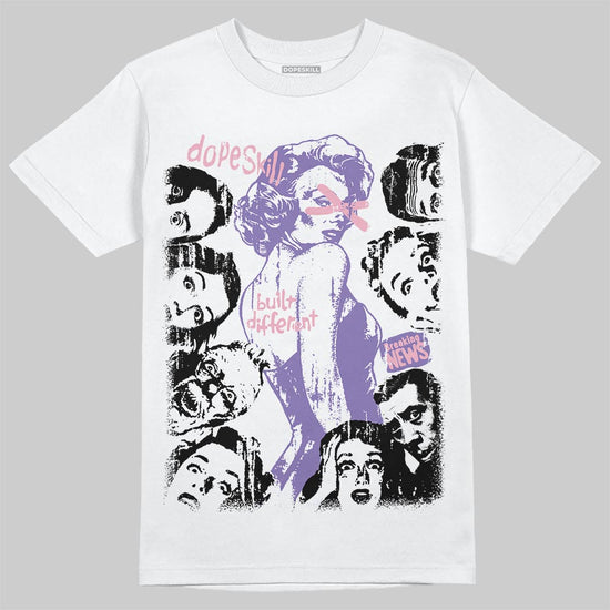 Jordan 11 "Mojave" DopeSkill T-Shirt Built Different Graphic Streetwear - White