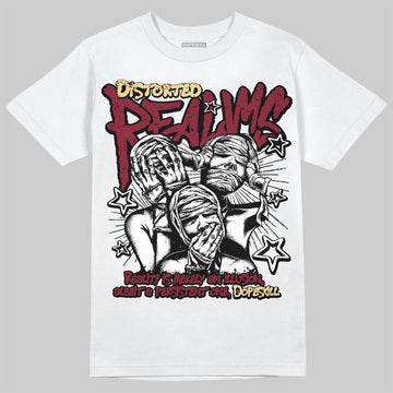 Jordan 3 PRM "Bin 23" DopeSkill T-Shirt Distorted Realms Graphic Streetwear - White
