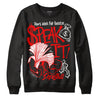 Jordan 12 Retro Cherry DopeSkill Sweatshirt Speak It Graphic Streetwear - Black