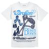 Jordan Spiz’ike Low “White/Obsidian” DopeSkill T-Shirt Broken Bones Graphic Streetwear - White