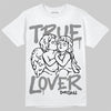 Grey Sneakers DopeSkill T-Shirt True Lover Graphic Streetwear - White