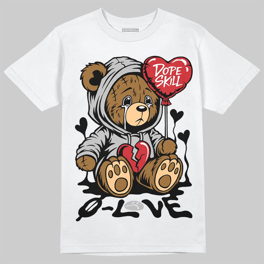 Jordan 10 OG “Steel” DopeSkill T-Shirt Broken Bear Graphic Streetwear - White