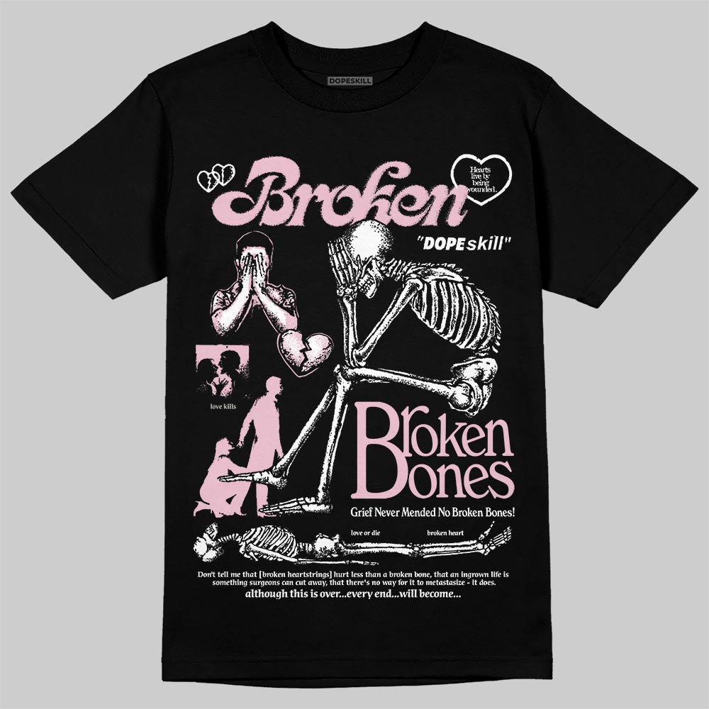 Jordan 5 OG “35th Anniversary” DopeSkill T-Shirt Broken Bones Graphic Streetwear - Black