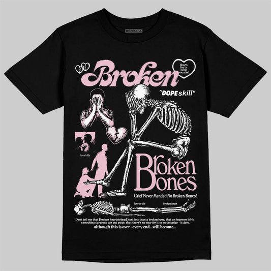 Jordan 5 OG “35th Anniversary” DopeSkill T-Shirt Broken Bones Graphic Streetwear - Black