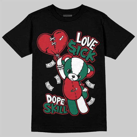 Jordan 5 ‘El Grito’ DopeSkill T-Shirt Love Sick Graphic Streetwear - Black