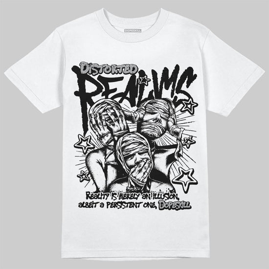 Jordan 6 "Cap and Gown" DopeSkill T-Shirt Distorted Realms Graphic Streetwear - White
