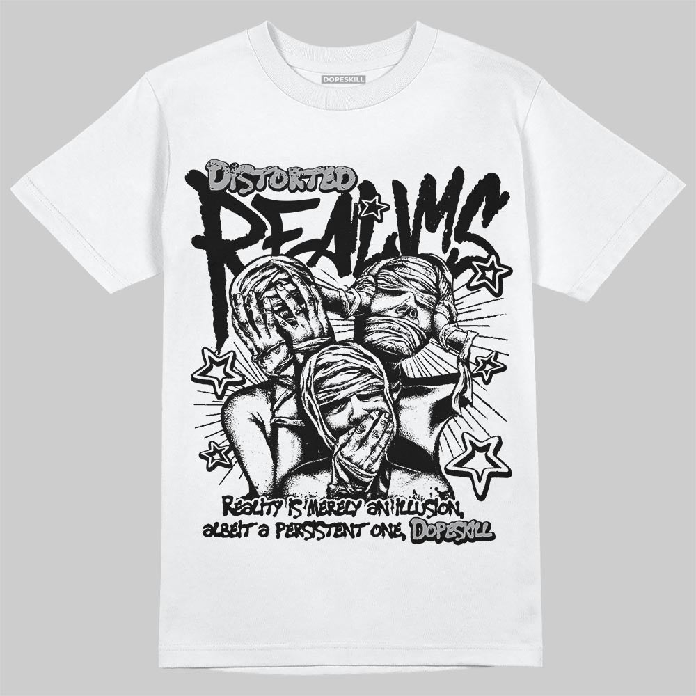 Jordan 6 "Cap and Gown" DopeSkill T-Shirt Distorted Realms Graphic Streetwear - White