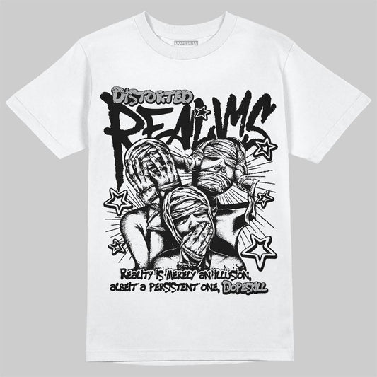 Jordan 6 "Cap and Gown" DopeSkill T-Shirt Distorted Realms Graphic Streetwear - White