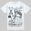 Jordan 40 “Blue Suede” DopeSkill T-Shirt Broken Bones Graphic Streetwear - White