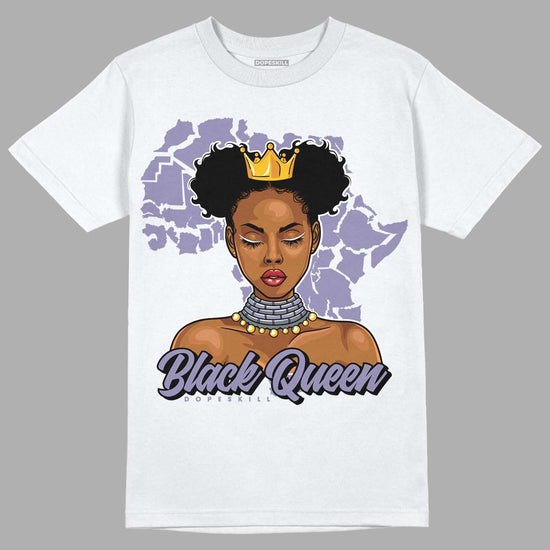 Jordan 5 Retro Low Indigo Haze DopeSkill T-Shirt Black Queen Graphic Streetwear  - White