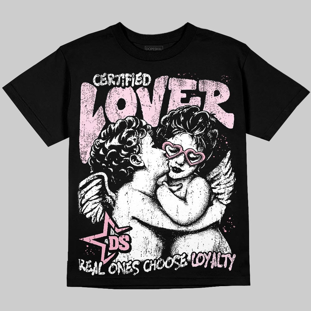 Jordan 4 "Iced Carmine" DopeSkill T-Shirt Real Ones Choose Loyalty Graphic Streetwear - Black